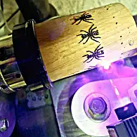 Drehachse Lasergravur