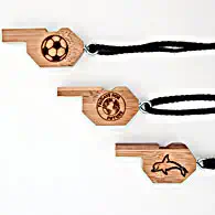 Platzhalter Trillerpfeifen mit Lasermotiven